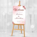 Presentation Stand With Printed Sign