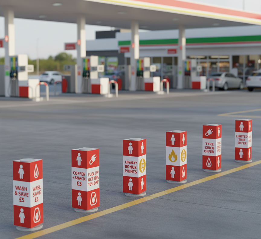 Printed Bollard Covers