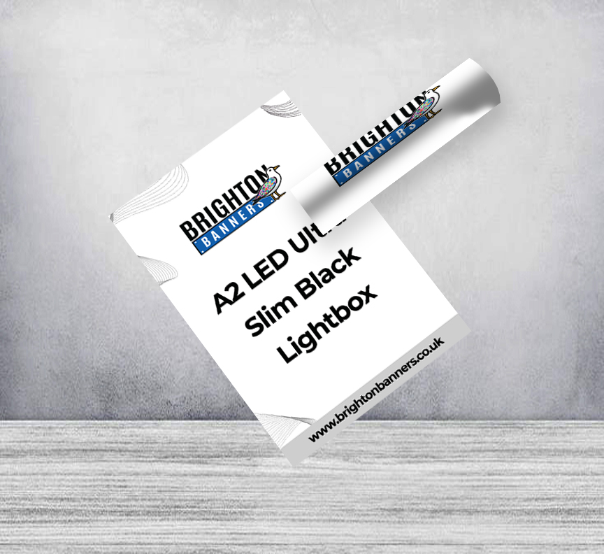 A2 LED Ultra Slim Black Lightbox Replacement Graphics