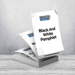 Black And White Pamphlet Printing