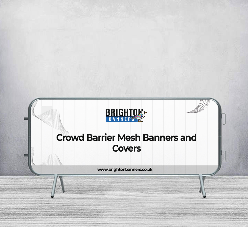 Crowd Barrier Mesh Banners and Covers