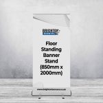 Floor Standing Banner Stand (850mm x 2000mm)