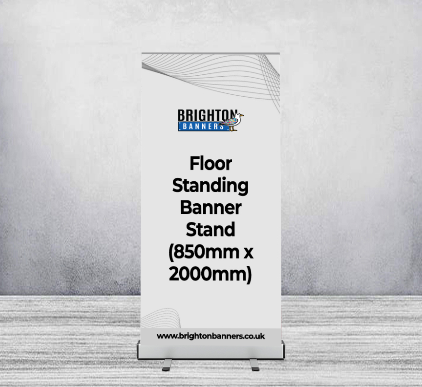 Floor Standing Banner Stand (850mm x 2000mm)