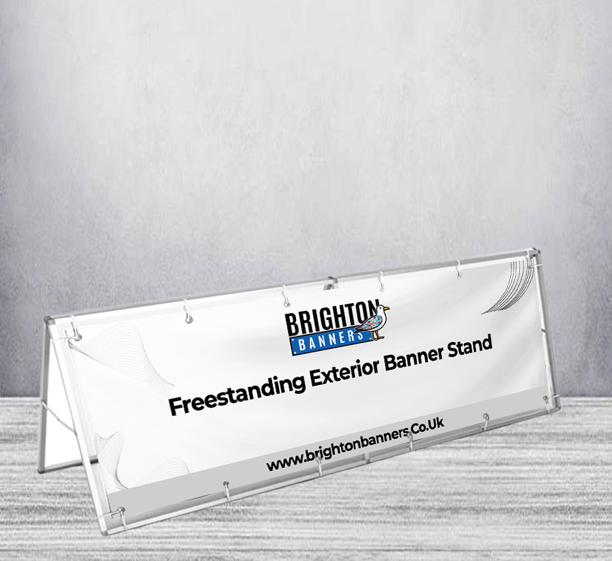 Freestanding Exterior Banner Stand