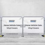 Heras Vehicle Gate Vinyl Covers