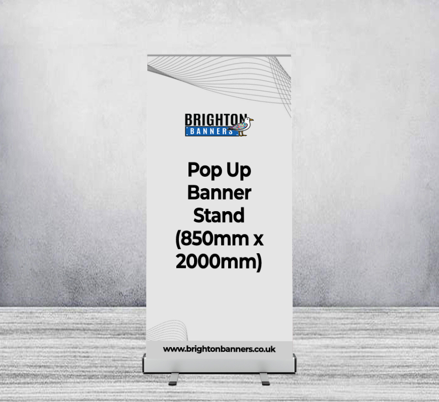 Pop Up Banner Stand (850mm x 2000mm)