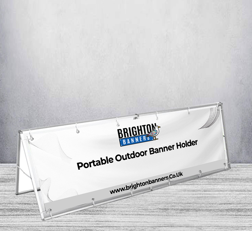 Portable Outdoor Banner Holder
