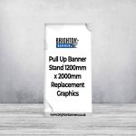 Pull Up Banner Stand 1200mm x 2000mm Replacement Graphics