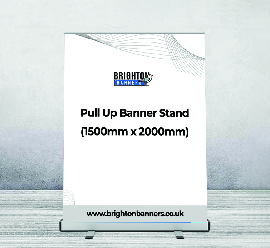 Pull Up Banner Stand (1500mm x 2000mm)