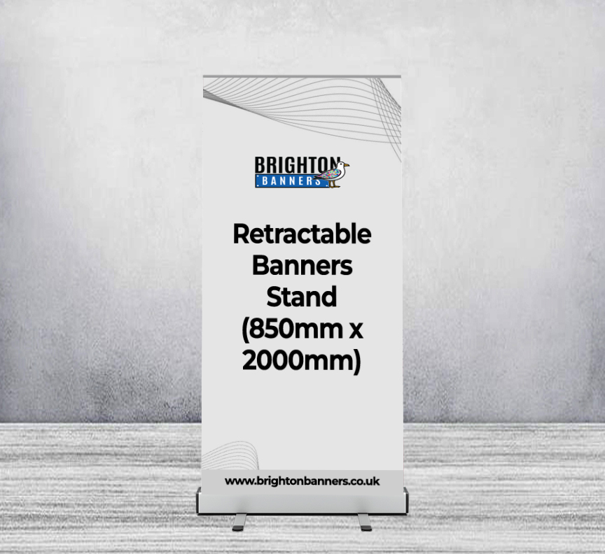 Retractable Banners Stand (850mm x 2000mm)