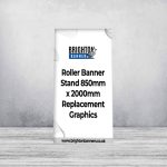 Roller Banner Stand 850mm x 2000mm Replacement Graphics